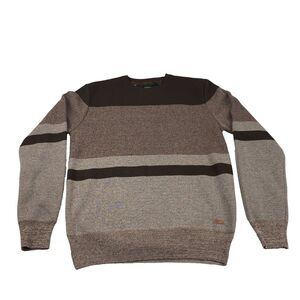 BUFFALO DAVID BITTON Men's Sweater Jute Brown Size Large Comfort Long Sleeve New